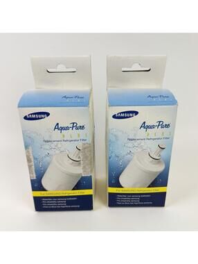 Genuine Samsung Aqua-Pure Plus Refrigerator Water Filters DA29-00003G Lot of 2